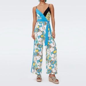 NWOT-DVF ‘’Cancer Season Horoscope’ Jumpsuit